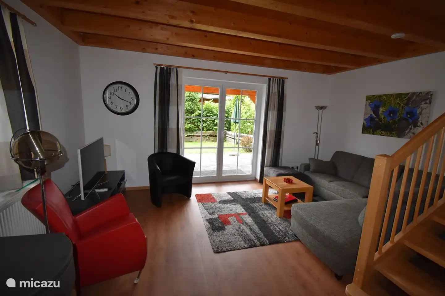 spacious living room