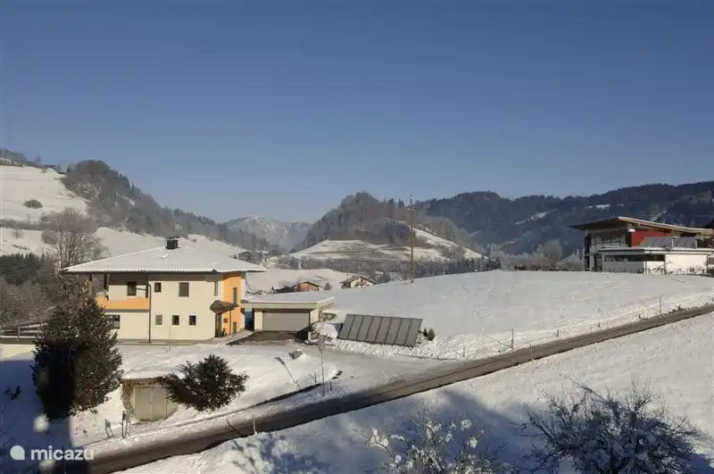 View from the balcony in the winter.