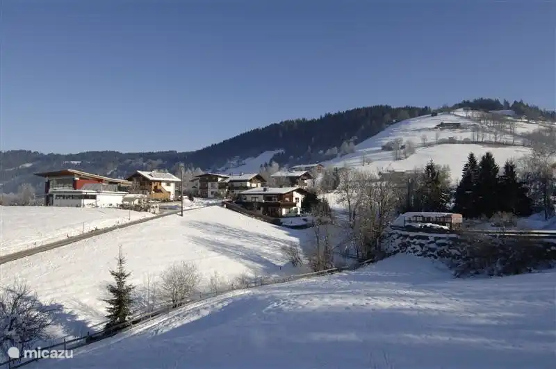 View from the balcony in the winter.