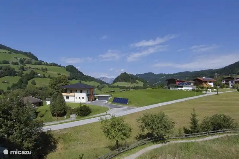 View from the balcony in the summer.