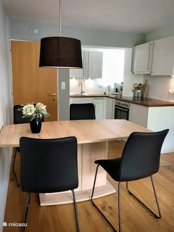 Dining room with 4 comfortable chairs