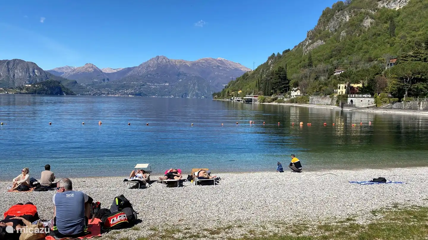 Bucht Riva Bianca in Lierna