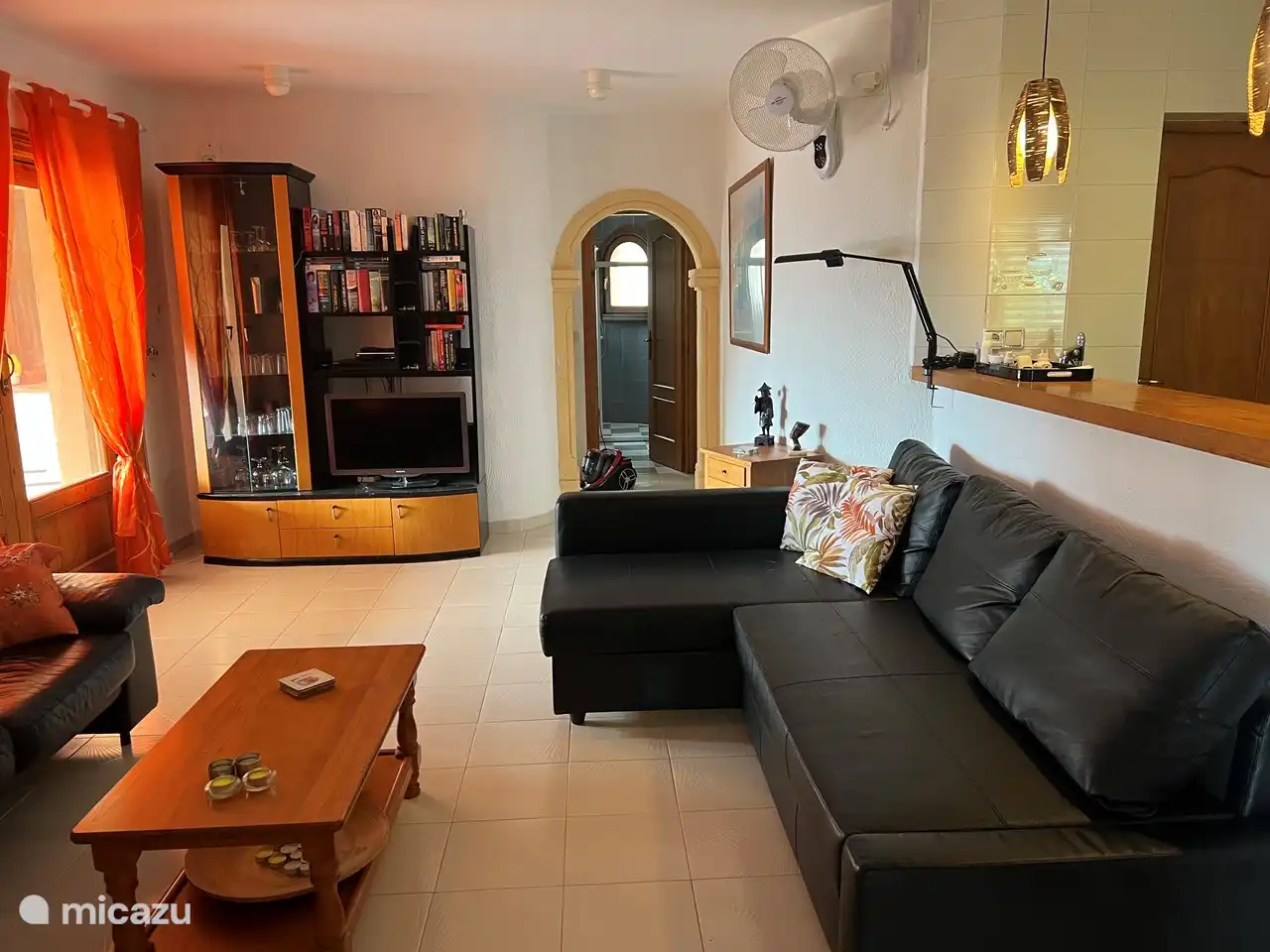 Living room with satellite (NL) television