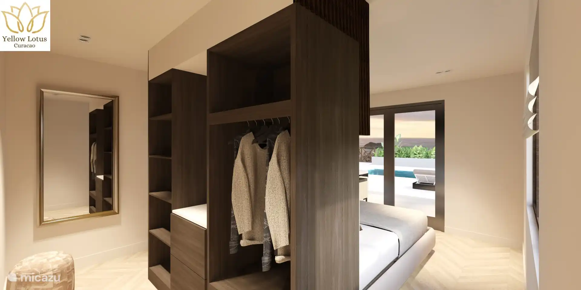 Grand espace de rangement 