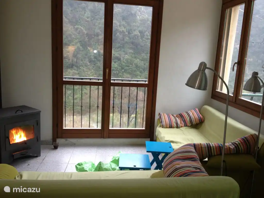 Wohnzimmer im Winter