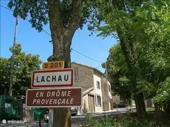 La entrada al pueblo.