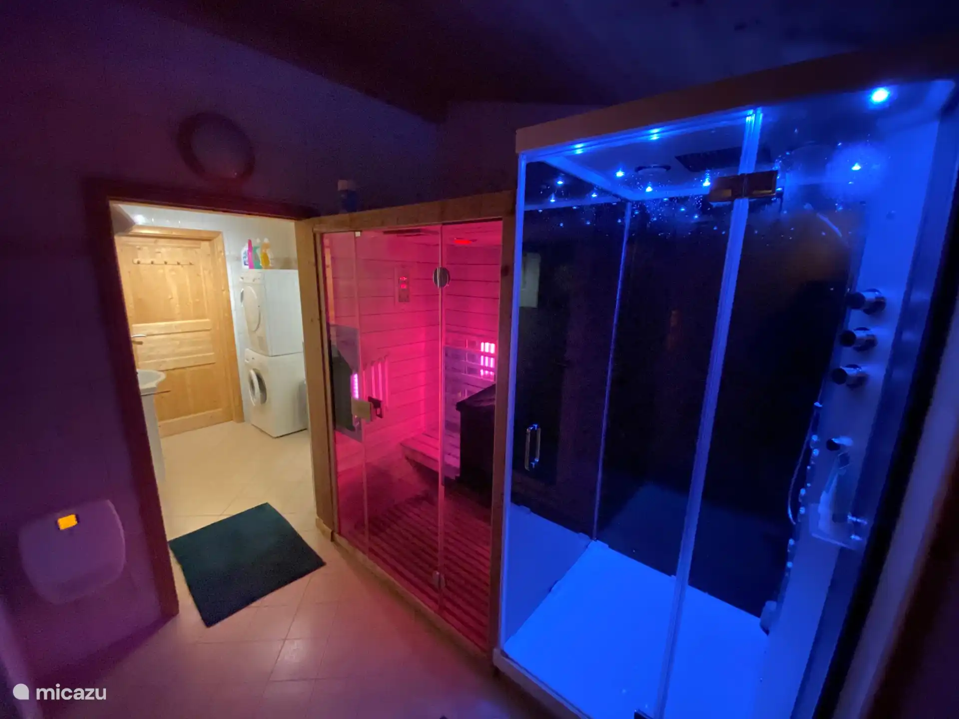 Después de un intenso día de esquí, relájese en el spa privado con ducha de vapor turco y sauna de infrarrojos.