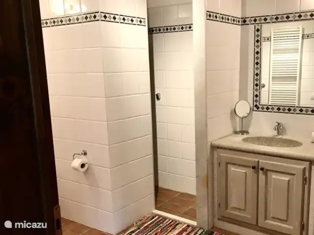 Location de Vacances Italie, Toscane, Montecatini Val Di Cecina, appartement - Appartement Cervo Une partie de la salle de bain Cervo