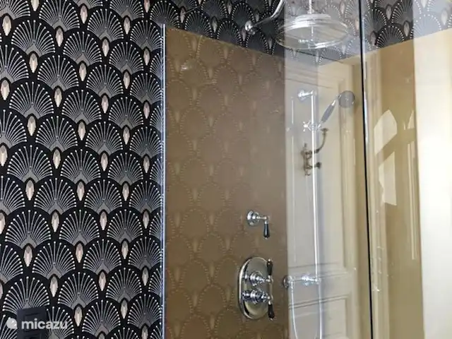 Château villa Santa Maria in Spa | Belgique, Ardennes, Spa - manoir / château Salle de bain 2 située entre la chambre 2 et la chambre 3.