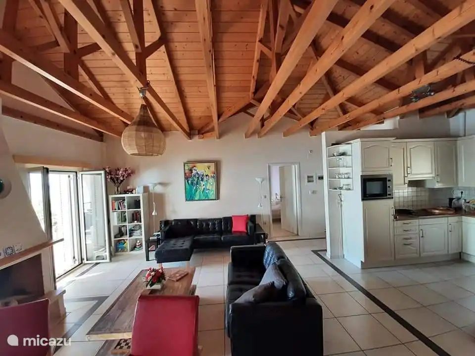 Das gemütliche geräumige gemeinsame Wohnzimmer