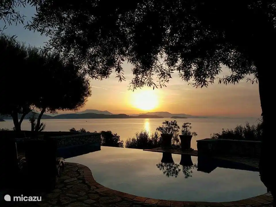 Einzigartige Art und Weise des Aufwachens. Guten Morgen Lefkas