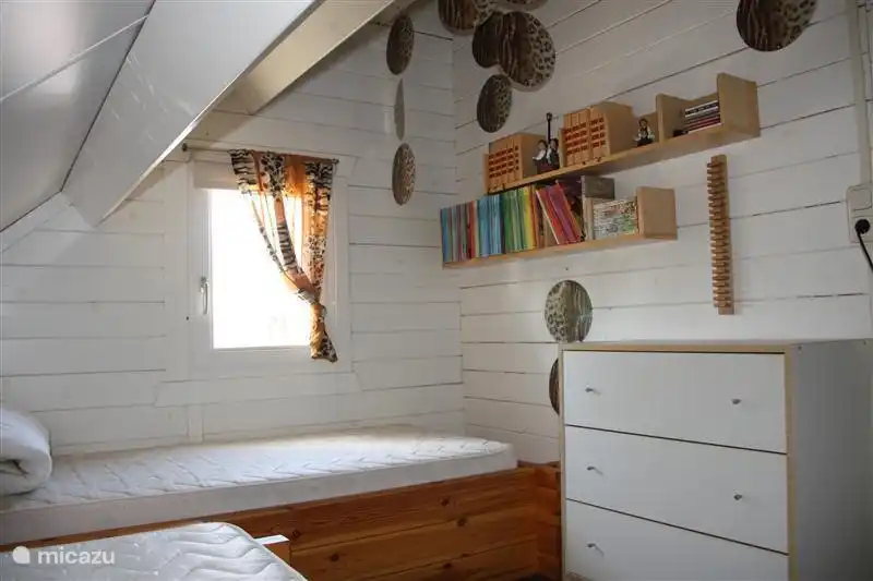 Schlafzimmer mit 2 Einzelbetten