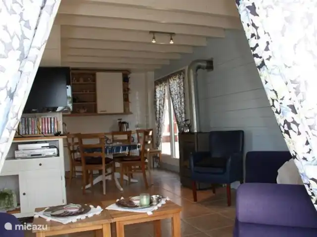 Location de Vacances Belgique, Limbourg, Maaseik, chalet - Vive la vie Vue du chalet depuis la terrasse avant