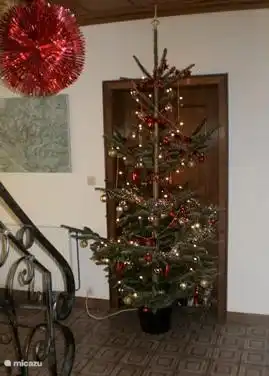 Zu Weihnachten unser Haus ist dekoriert anwendbar.