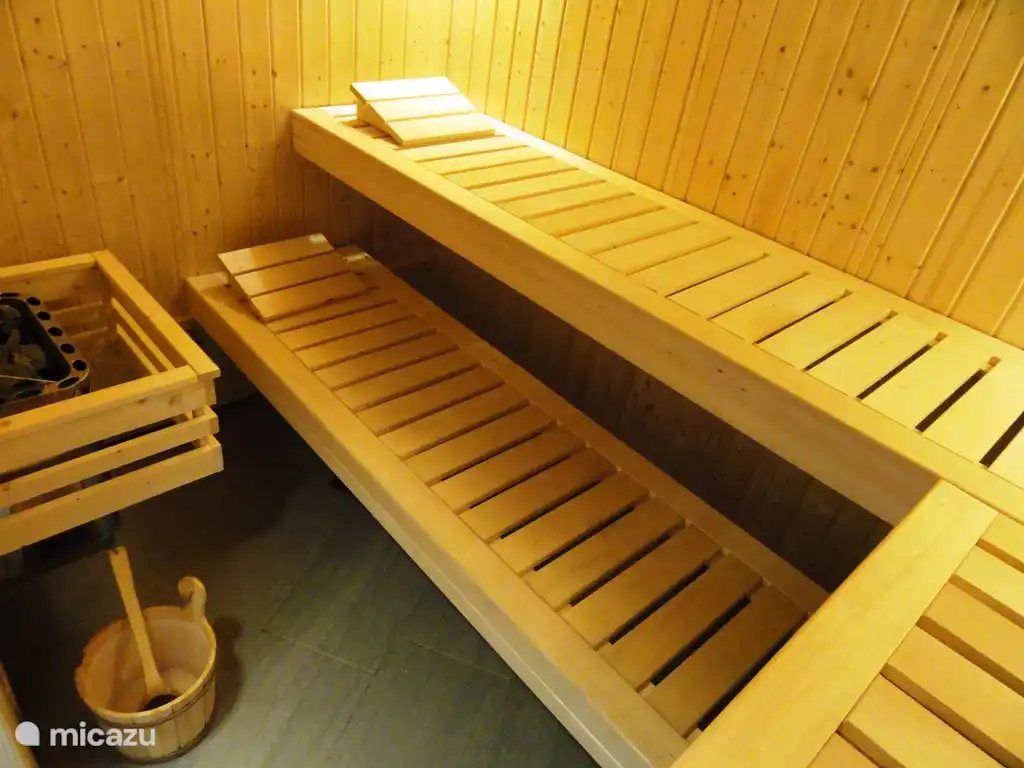 Entspannen Sie sich in der Sauna, so lange und so viel wie Sie wollen, die Benützung der Sauna ist bereits im Preis enthalten