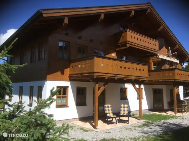 Haus Marlene huren in Oostenrijk, Salzburgerland, Krimml - vakantiehuis Tuin met tuinmeubilair op het zuiden