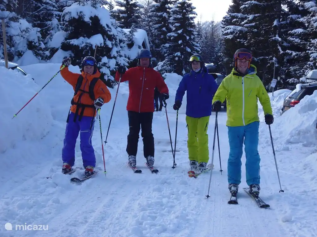 Skiën tot aan de voordeur.