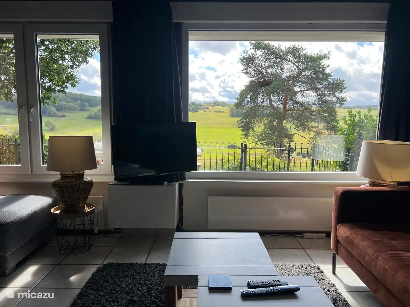 Uitzicht vanuit de kamer