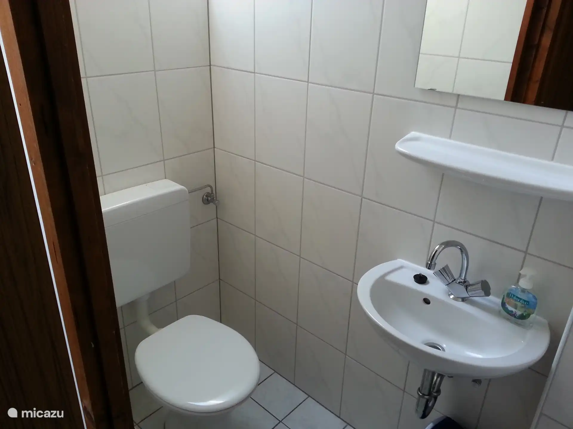 Eigen wc op de beneden slaapkamer