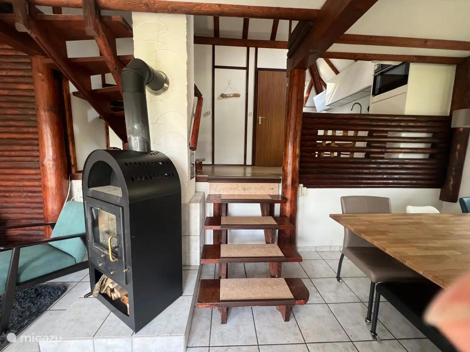 Gezichtpunt bij binnenkomst vanaf de garderobe.