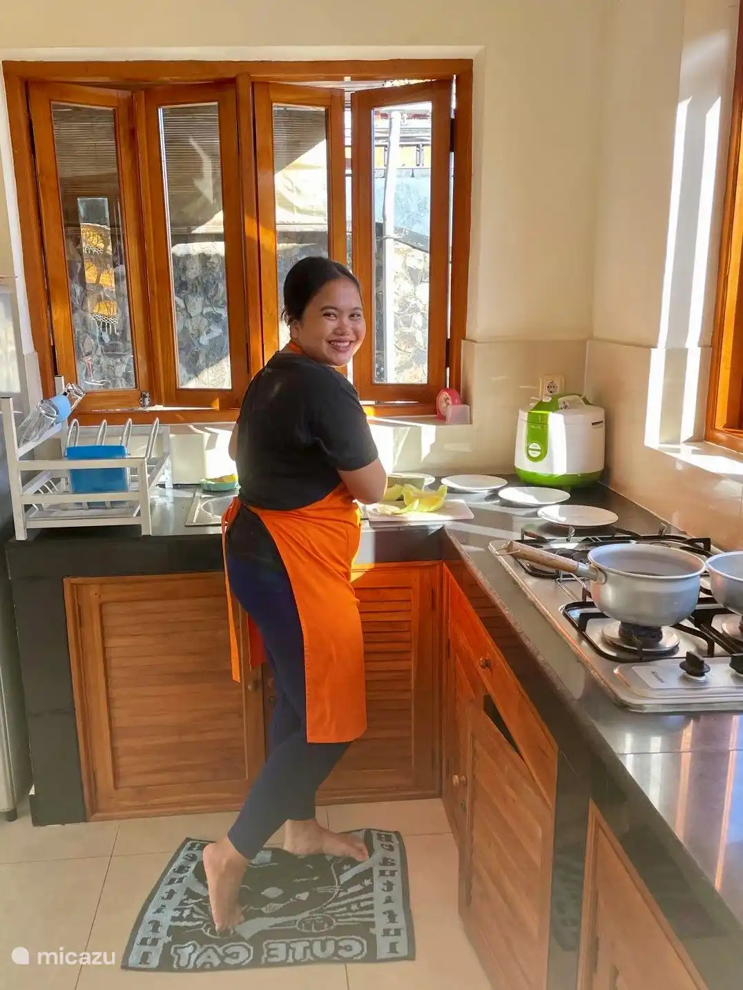 Nana, kocht indonesisch und westlich am besten