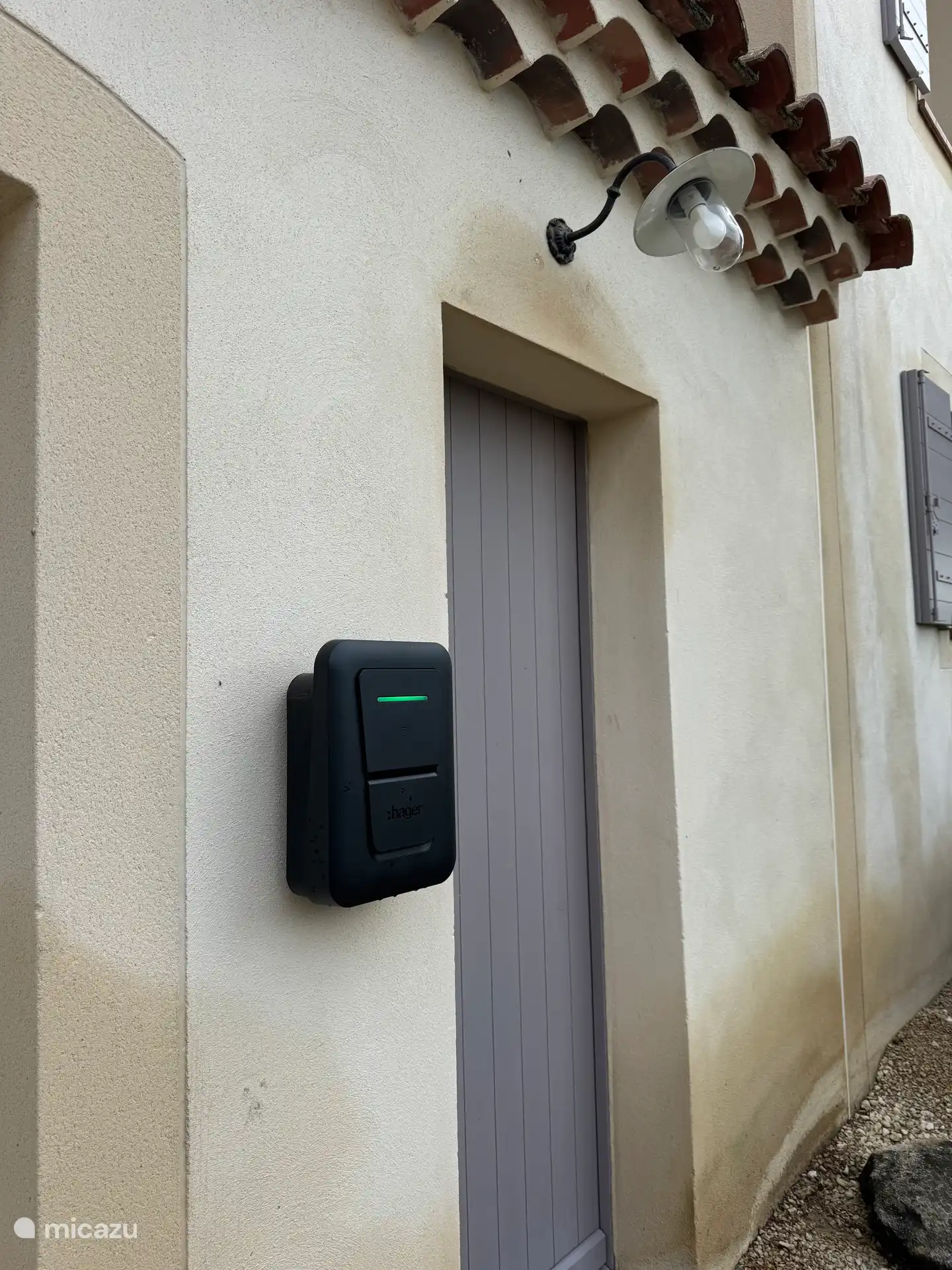 Charging station at vila