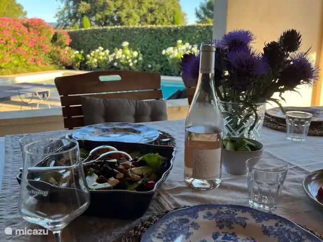 Location de Vacances France, Vaucluse, Saumane-de-Vaucluse, villa - Les Demeures du Luc 405 Bon appétit !