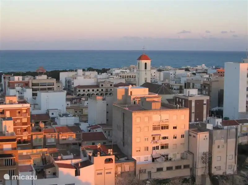 Vista desde las ruinas del castillo de Guardamar del Segura.