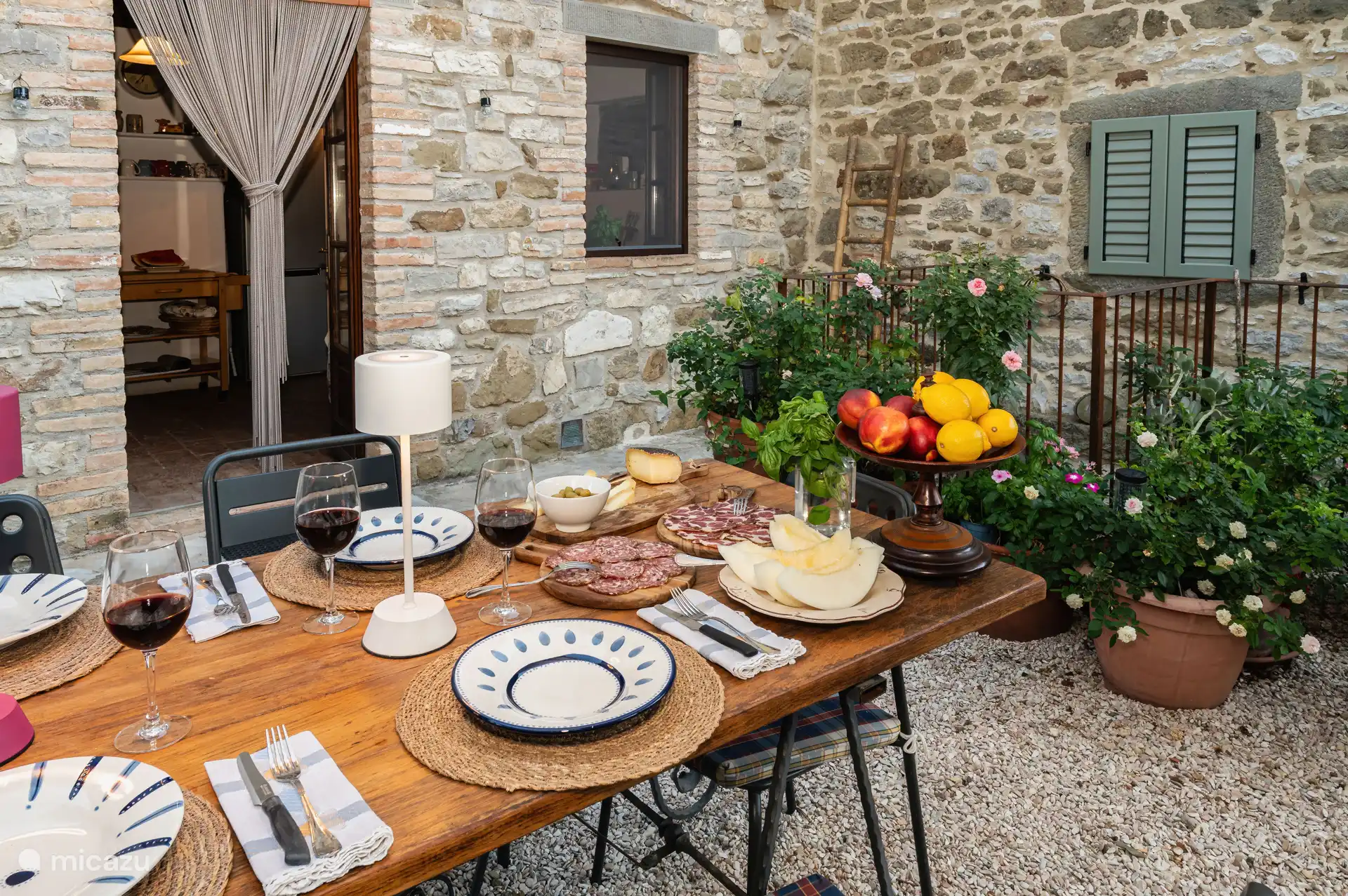  Outside the kitchen