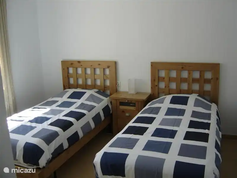 Schlafzimmer 3 mit 2 Einzelbetten.