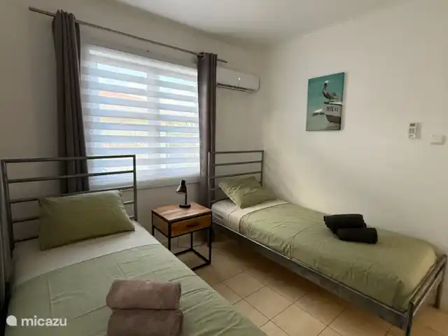 'Villa Banda Bou' con Vista al Mar en Curazao, Bandabou (oeste), Fontein - villa Dormitorio 2 camas individuales