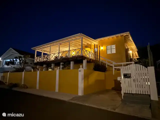 'Villa Banda Bou' con Vista al Mar en Curazao, Bandabou (oeste), Fontein - villa Villa Banda Bou de noche