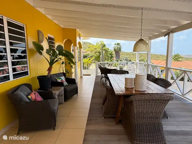 'Villa Banda Bou' con Vista al Mar en Curazao, Bandabou (oeste), Fontein - villa Para Porche con vistas a Venezuela