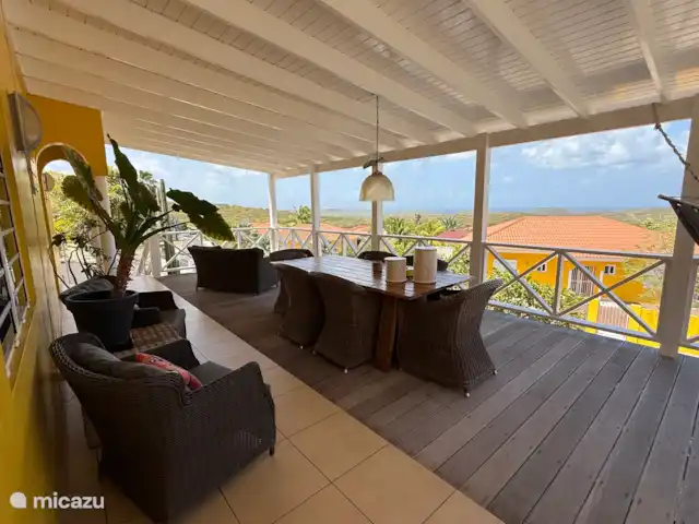 'Villa Banda Bou' con Vista al Mar en Curazao, Bandabou (oeste), Fontein - villa Para Porche con vistas a Venezuela
