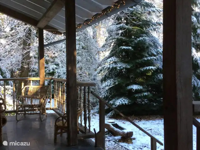 Le pic | Pays-Bas, Gueldre, Emst (Epe) - maison de vacances Même en hiver, il est agréable de s'asseoir dehors.