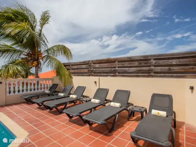 Villa de luxe I avec piscine à Curaçao | Curaçao, Banda Abou (ouest), Big Mountain - villa Vue
Chaises longues
Piscine