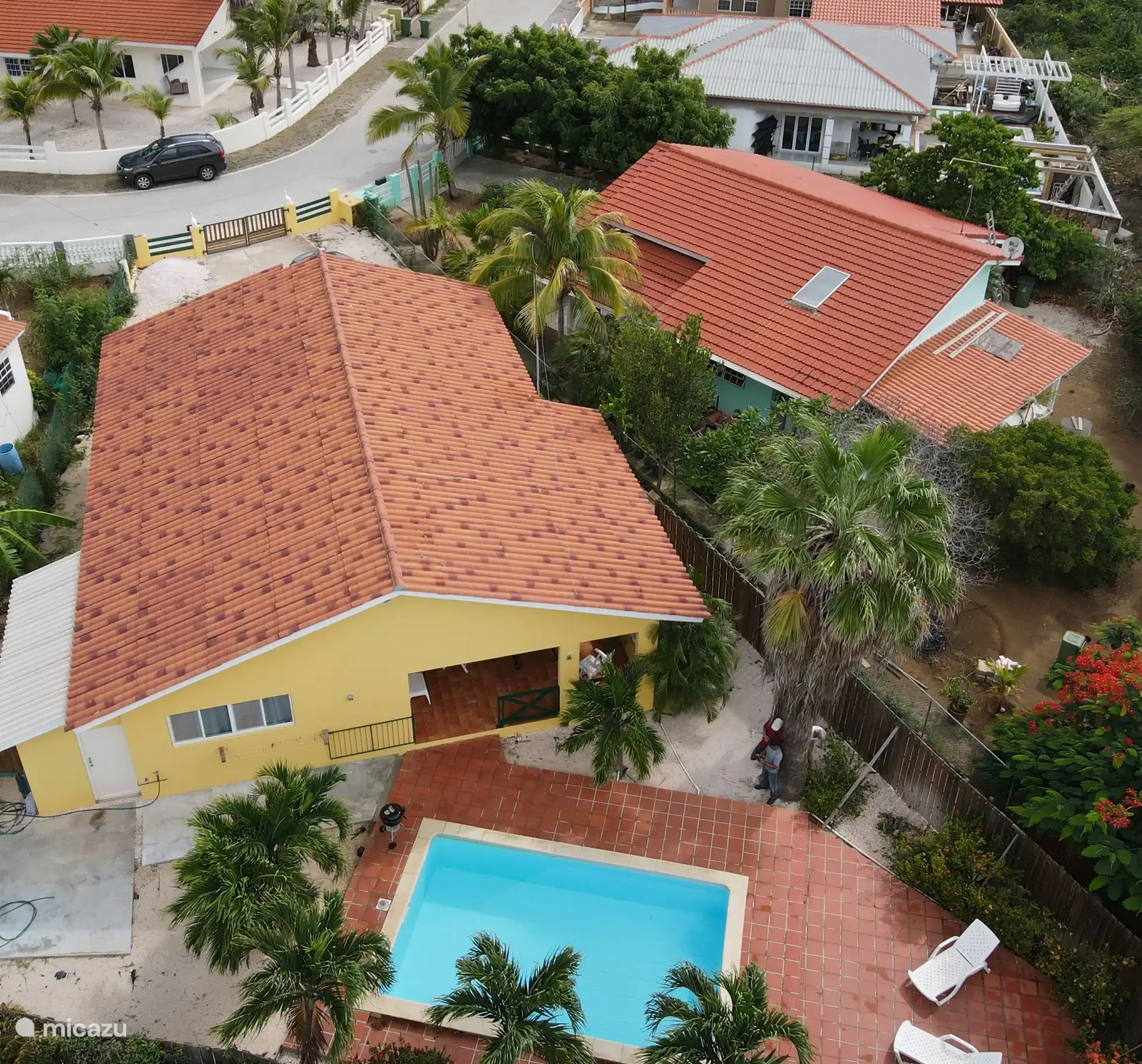 Rückseite des Hauses