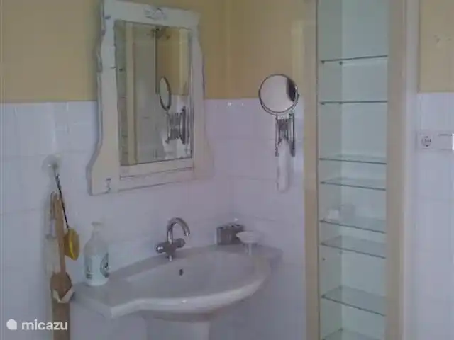 Casa Sibbe en Países Bajos, Limburgo, Valkenburg - casa vacacional Gran lavabo en el baño.