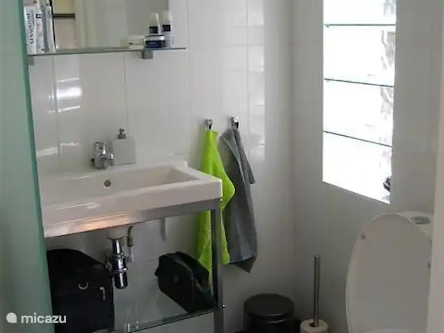 La maison des PTT | Pays-Bas, Limbourg, Roerdalen - maison de vacances Au rez-de-chaussée une salle de bain contemporaine moderne avec douche à l'italienne...