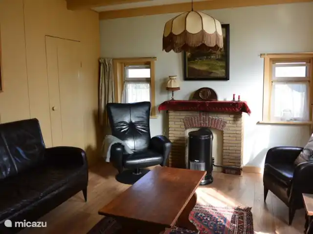 Le Tollenaer | Pays-Bas, Zélande, Biggekerke - maison de vacances Salon cosy avec lit box.