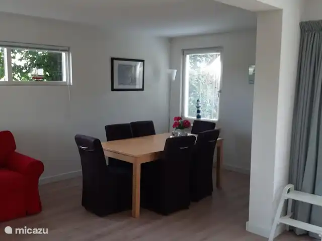 vista al campo en Países Bajos, Frise, Sint Nicolaasga - casa vacacional