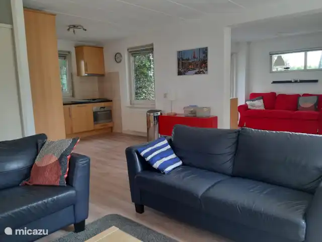 vista al campo en Países Bajos, Frise, Sint Nicolaasga - casa vacacional