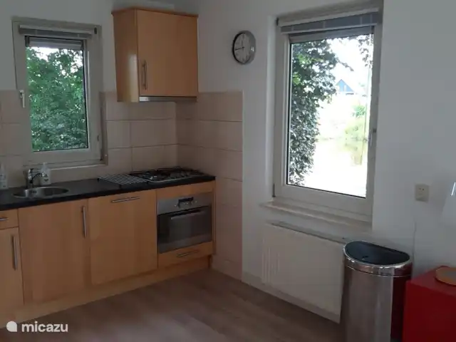 vista al campo en Países Bajos, Frise, Sint Nicolaasga - casa vacacional