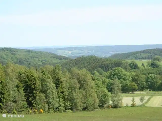 Maison de vacances familiale Gite Ardennais  | Belgique, Ardennes, Fraiture - maison de vacances Vue depuis la piste de ski de la Baraque de Fraiture