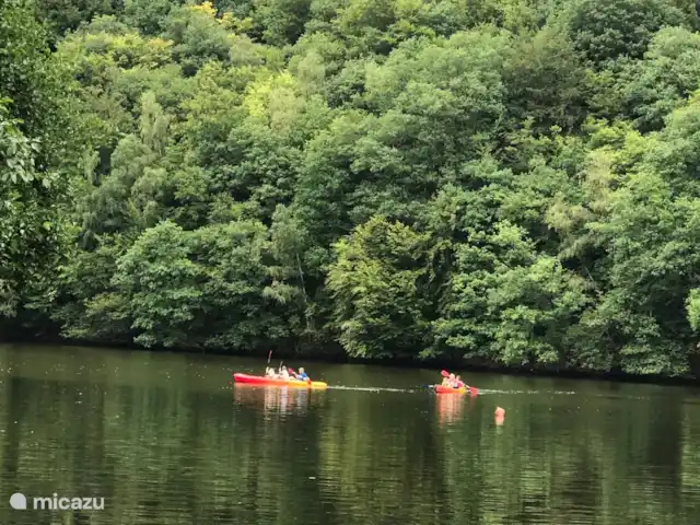 Maison de vacances familiale Gite Ardennais  | Belgique, Ardennes, Fraiture - maison de vacances Canoë ou kayak sur le réservoir de Nisramont