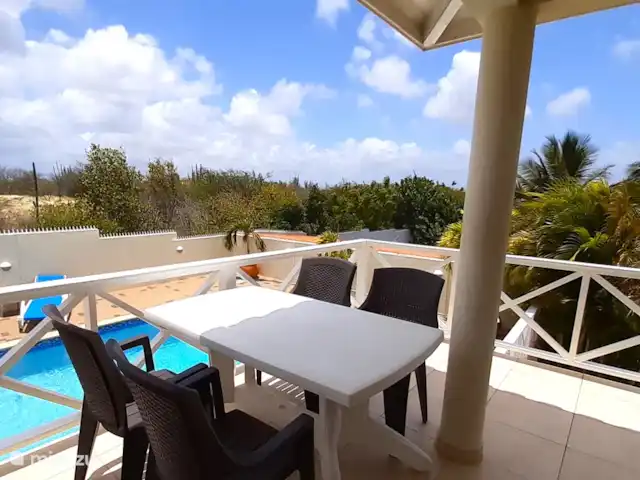 Kas Mondi | Curaçao, Banda Ariba (est), Jan Thiel - villa Depuis le porche arrière, vous avez une belle vue sur la réserve naturelle adjacente ...