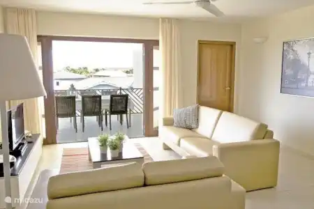 Vakantiehuis Bonaire, Bonaire, Kralendijk appartement Bon Bida 14 woonkamer