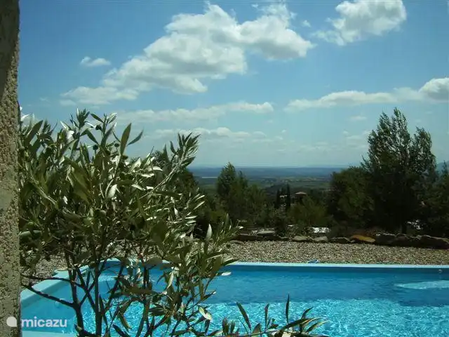 The sky is always blue. But a few clouds will also cool and is quite beautiful.