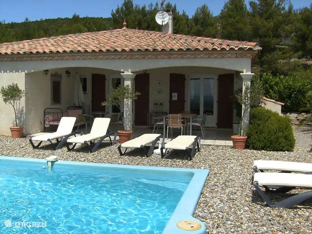 Vakantiehuis Frankrijk, Hérault, Siran-Najac - villa Le Chat Rouge met 5** Comfort