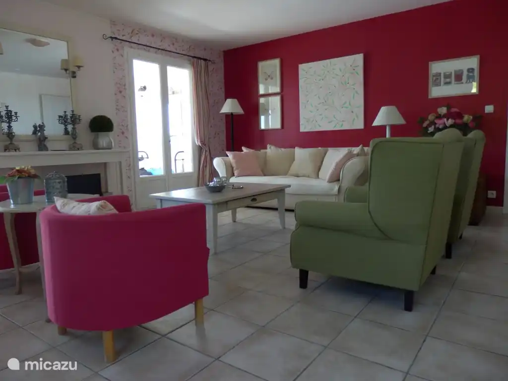 Sitting area in the living room